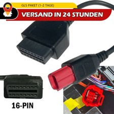 Euro5 Adapter 6 Pin Motorrad Diagnose f&uuml;r KTM Motor Honda Piaggio Vespa Guzzi