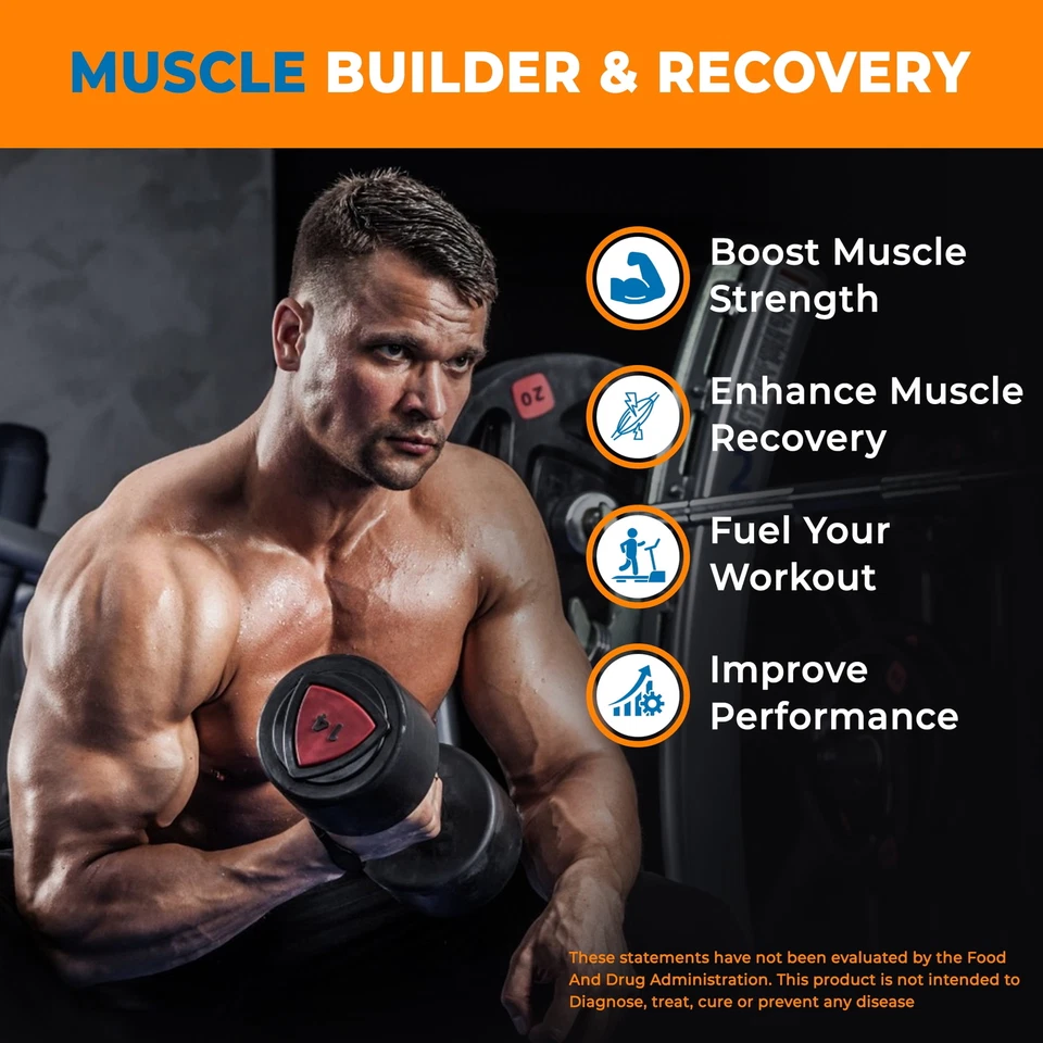 Creatina Monohidrato en Polvo 5000mg para Ganancia Muscular, Rendimiento y Pre-Entrenamiento Foto 2 de 4