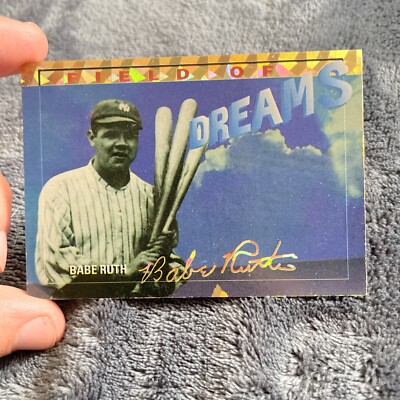 Babe Ruth New York Yankees GOLD Field of Dreams Promotional Test Issue