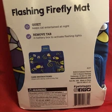 Petstages Flashing Firefly Mat New