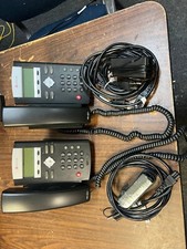 Lot of 2 Polycom VoIP phone 0004F2AC5DB6 With Power Cords