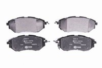 Hella 8DB 355 012-031 Bremsbelagsatz, Scheibenbremse Passend FüR Subaru