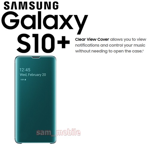 New Official SAMSUNG genuine CLEAR VIEW Cover case EF-ZG975 for Galaxy S10+ - Picture 6 of 25