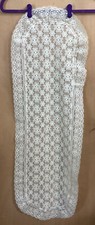 Ivory Lace Knit Table Runner 42.5 Long