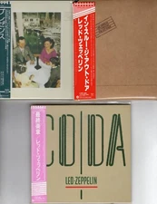 LED ZEPPELIN (3 CD Lot) PRESENCE, OUT DOOR and CODA Japan mini LP CD - BRAND NEW