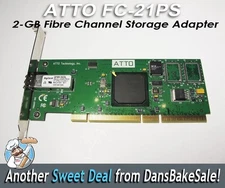 ATTO FC-21PS Single-channel 2-Gigabit Fibre Channel Storage Adapter