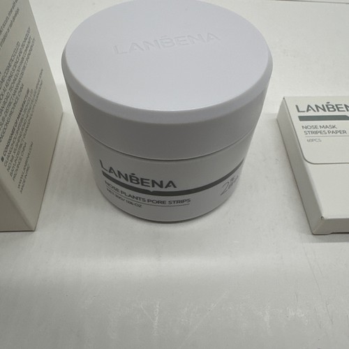 (3 Pack) LANBENA Blackhead Remover Cream Nose Plant Pore Strips Acne Peel Off - Picture 6 of 7