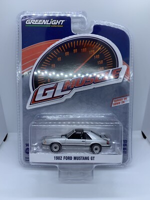 Greenlight - 1982 Ford Mustang GT - GL Muscle - Druckguss Sammlerstück - Maßstab 1:64