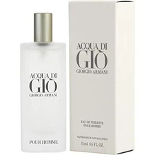Giorgio Armani Acqua Di Gio Eau de Toilette Spray 0.50 oz. NIB Men's Cologne