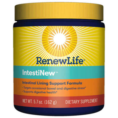 Renew Life IntestiNew Intestinal Lining Support Formula, Powder Supplement Suppo