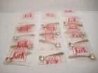 Vintage 1970's S. Kirk & Son REPOUSSE Sterling Silver SALT SPOONS/Set of 12