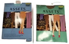Lot Of 2 Assets by Sara Blakely Shaper Footed/Footless Hose 125 126 Sz 2