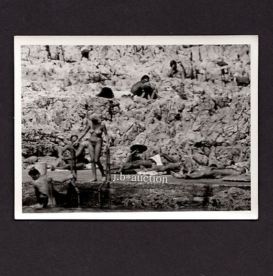 Nudism NUDE AT ROCKY COAST / NACKT AN FELSIGER KÜSTE * Vintage 60s ...