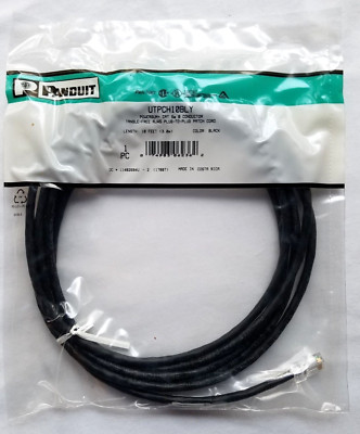 UTPCH10BLY Panduit Copper Patch Cord Category 5e, Black 10 Feet
