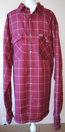 Dixxon | 2X Tall | Langarm | Herren | Rot & Weiß | Hemd