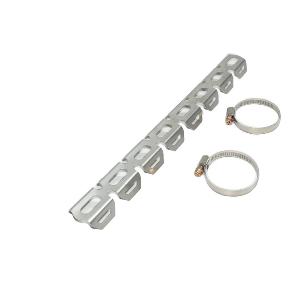 Protector de tubo de escape plateado cubierta protección para BMW F800GS F700GS F650GS Foto 2 de 4