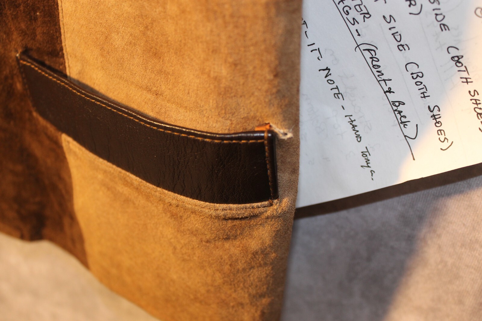 Express Avenue De L' Opera Suede Patchwork Vest. … - image 7