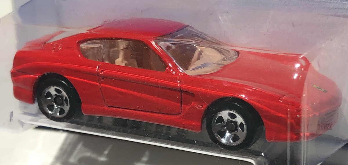 Hot Wheels FERRARI 456M レッド/ホワイト HOT WHEELS FERRARI 456M #1118 Red w/ 5 Spoke Chrome Rims New