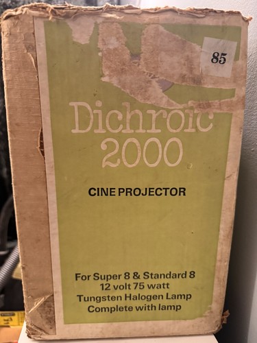 BOOTS DICHROIC 2000 Cine Film Projector In Original Box - Picture 19 of 24