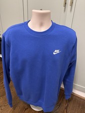 Nike Sportswear Club Fleece Crewneck Sweatshirt Game Royal Pick Size BV2662-480