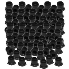 100 Pack Brake Bleeder Screw Caps Grease Zerk Fitting Cap Rubber Dust Covers