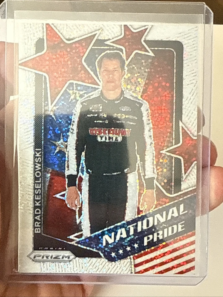 2021 Panini Prizm Brad Keselowski National Pride Mojo Refractor - Image 2 of 3