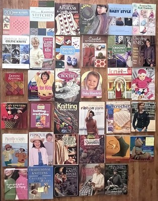 YOU PICK KNIT & CROCHET BOOKS Patterns, Tips - Use Pull-Down Menu  $3.99 - $9.99