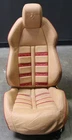 Ferrari F458 Italia, LH, Left, Front Seat Daytona, Beige/Red, Dmg, Used
