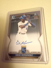 2023 Bowman Chrome Diego Hernandez AUTOGRAPH #CPA-DH Rookie baseball card