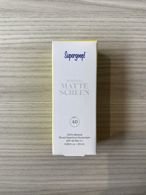 Supergoop! Mineral Mattesccreen SPF 40 .68 fl Oz / 20 ml