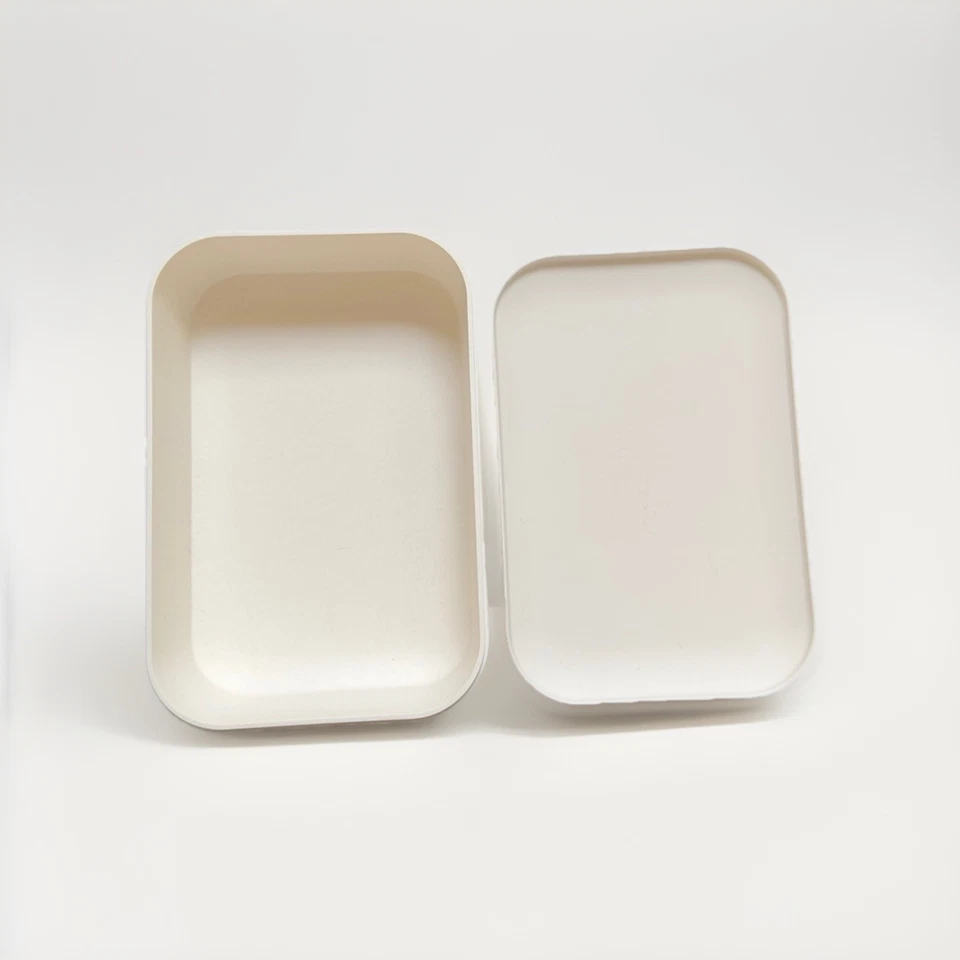 Cambridge Eco бамбука ланч-бокс с крышкой - цветочный - отличном состоянии - Изображение 3 из 4