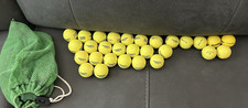 29 Lot Used Practice Bright Yellow Golf Balls Mostly Pinnacle