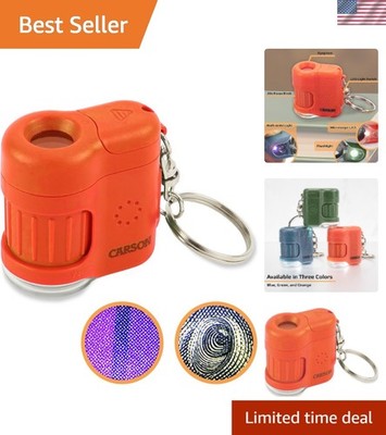 STEM Educational MicroMini Microscope Keychain - 20x Magnification Convenience