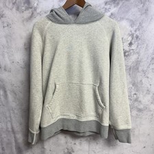 GAP Hoodie Adult Medium 22.5x26 Heather Gray Two Tone