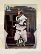 2023 Bowman Draft - Chrome Jonah Cox #BDC-135 Refractor (RC)