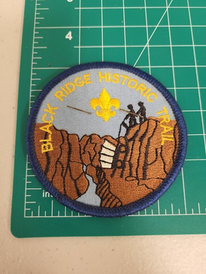 #ad #ad Black Ridge Historic Trail Boy Scout Patch Collectible Scouting Memorabilia $10.49