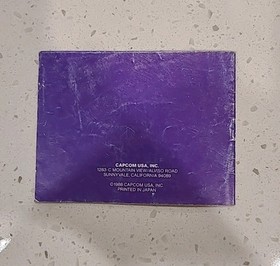 Legendary Wings Nintendo NES Manual Only ~ Instruction Booklet