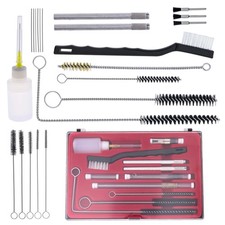 Pro 23pc Spray Gun Cleaning Kit Case Hvlp Air Tool Paint Gravity Detail Airbrush