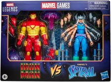 Marvel Legends Series Iron Man vs Spiral 6-Inch Action Figures