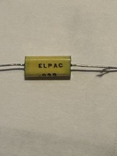 Vintage Elpac .022 200volt Tone Capacitors Lot Of 5