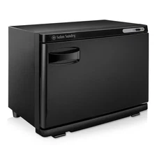 OPEN BOX - Hot Towel Warmer Cabinet Spa Salon Facial Equipment - Large Black