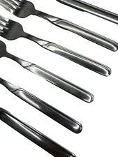 Cambridge 10 Pc Set Knife Spoon Fork Stainless Flatware Replacement Swirl Round