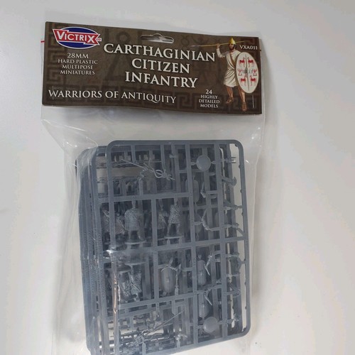 Victrix Carthaginian Citizen Infantry 24 Plastic Miniatures 28mm New Sealed