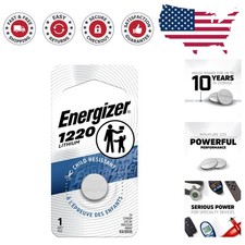 Durable 1220 Lithium Coin Battery - 3V, Ideal for Keyless Entry & Monitors