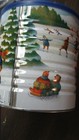 Vintage Maxwell House Winter Series 2005 Coffee Tin -  Snowman Sledding Skating — photo 3