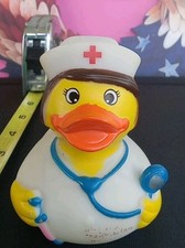    Rubber Duck Rare Nurse duck  duck quack bath toy BIN B