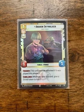 Star Wars Unlimited Anakin Skywalker- Force Prodigy ~ Foil LOF