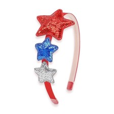 4th of July Headband for Women, Red White and Blue Accessories Star Headband ...