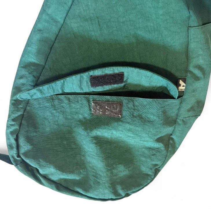 Vintage AmeriBag Healthy Back Bag Green Teardrop Sling Backpack - Image 3 of 4
