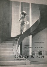 Come tu mi vuoi - Luigi Pirandello (Teatro Eliseo) [[1966]]